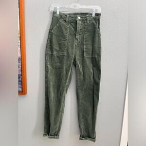 Corduroy Straight Leg Pants